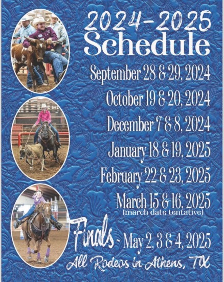 Lone Star High School Rodeo Finals May 3-5, 2024